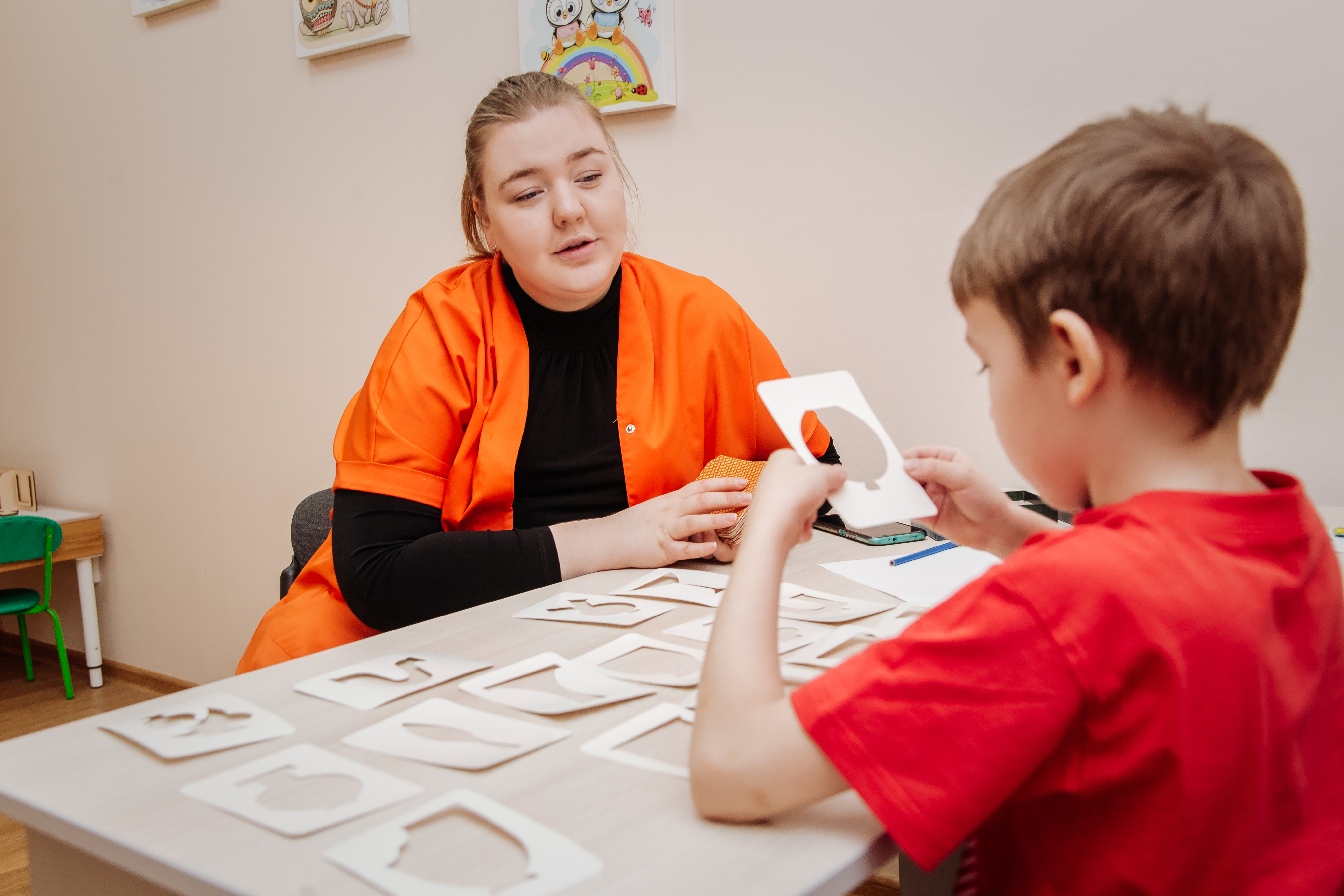 Занятия с дефектологом