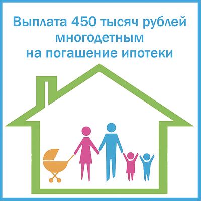Погашение ипотеки для семей, в которых родился третий и последующий ребенок