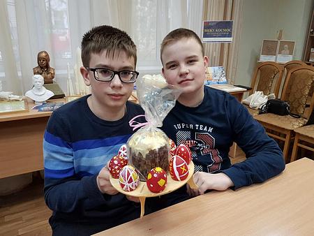 Пасхальный мастер-класс для слабовидящих детей